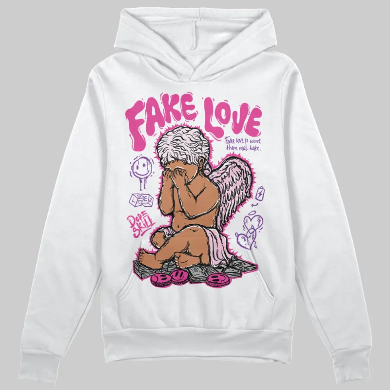 Pink Collection DopeSkill Hoodie Sweatshirt New Fake Love Graphic sold by DopeSkill