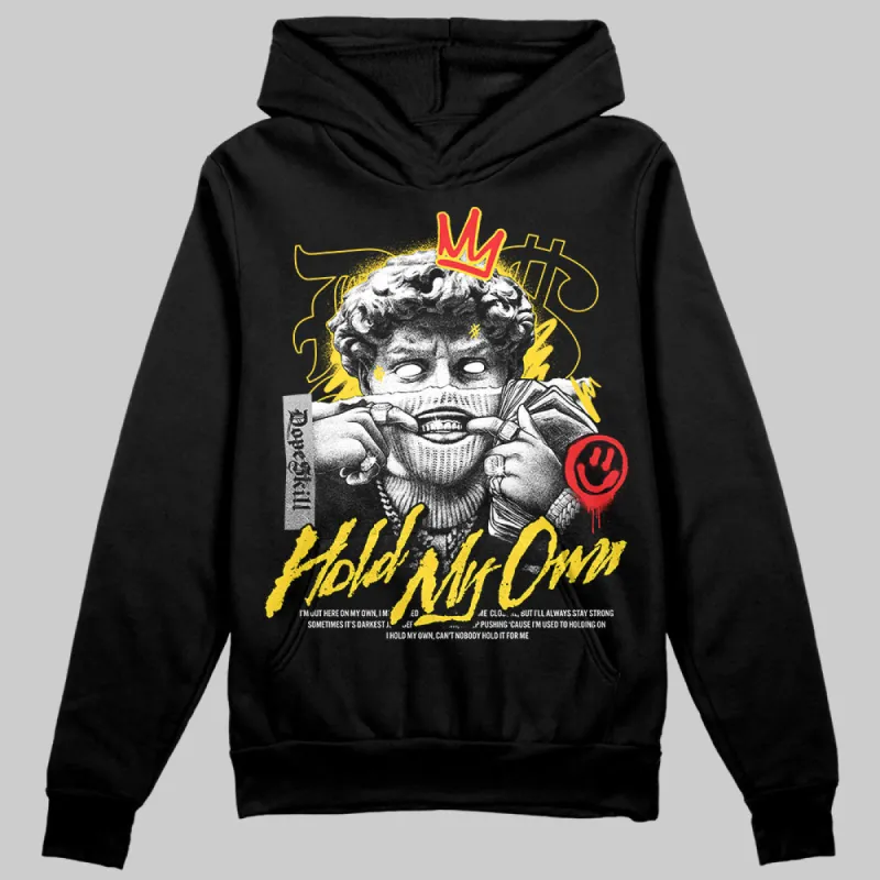 Black Tour Yellow AJ 4 Thunder DopeSkill Hoodie Sweatshirt New Hold My Own Graphic sold by DopeSkill