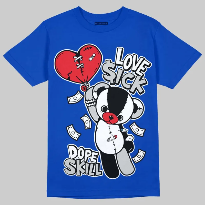 Blueberry 12s DopeSkill Royal T-shirt Love Sick Graphic sold by DopeSkill