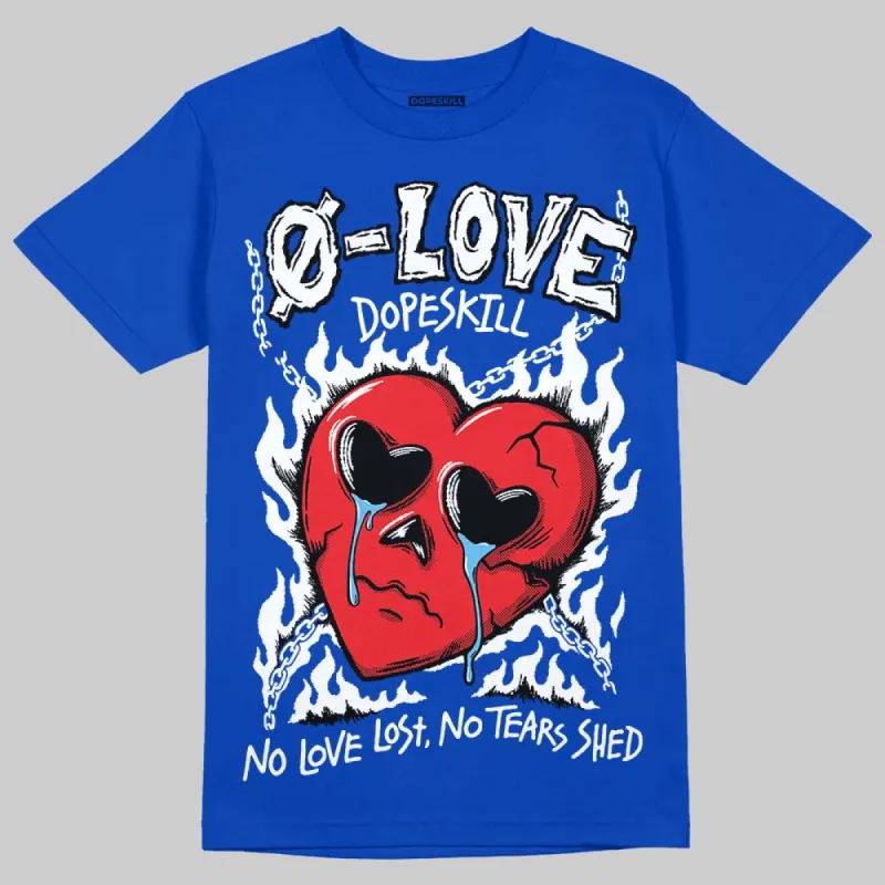 Blueberry 12s DopeSkill Royal T-shirt Crying Heart Graphic sold by DopeSkill