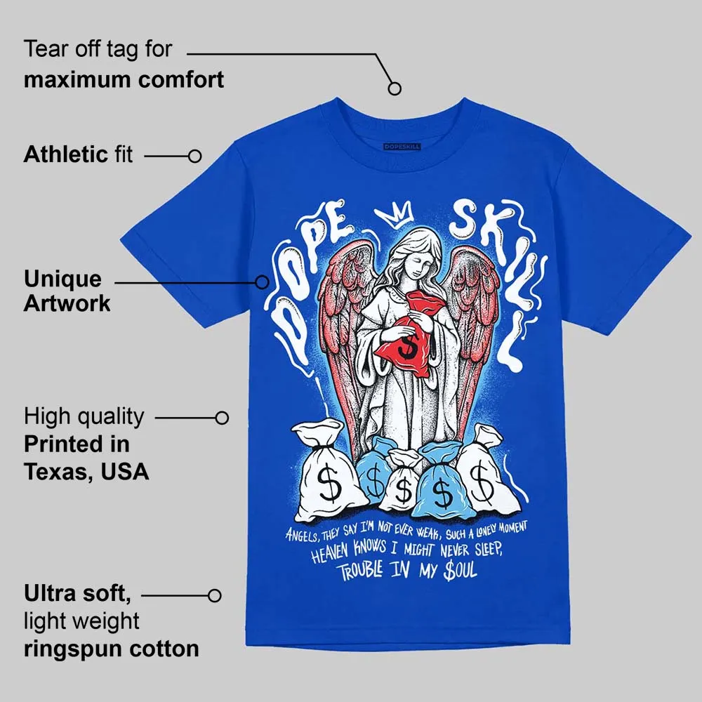 Blueberry 12s DopeSkill Royal T-shirt Angels Graphic sold by DopeSkill product image thumbnail 2