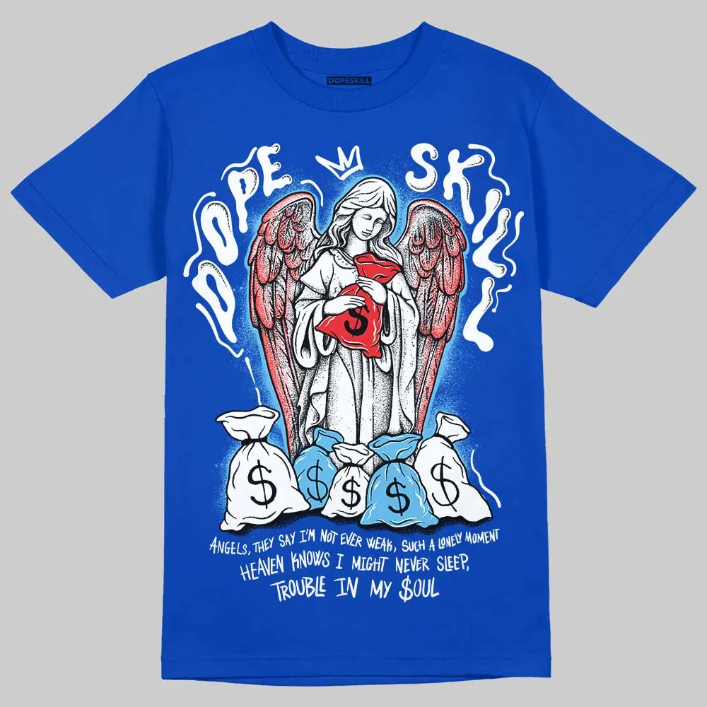 Blueberry 12s DopeSkill Royal T-shirt Angels Graphic sold by DopeSkill