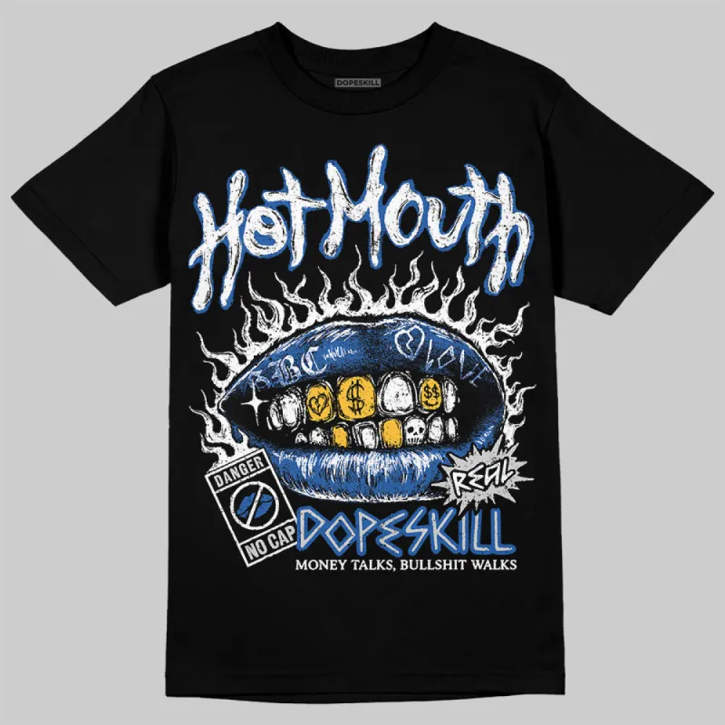 Blueberry 12s DopeSkill T-Shirt Hot Mouth Graphic sold by DopeSkill