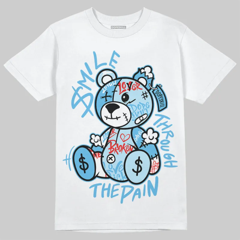 Legend Blue 11s DopeSkill T-Shirt Smile Through The Pain Graphic sold by DopeSkill