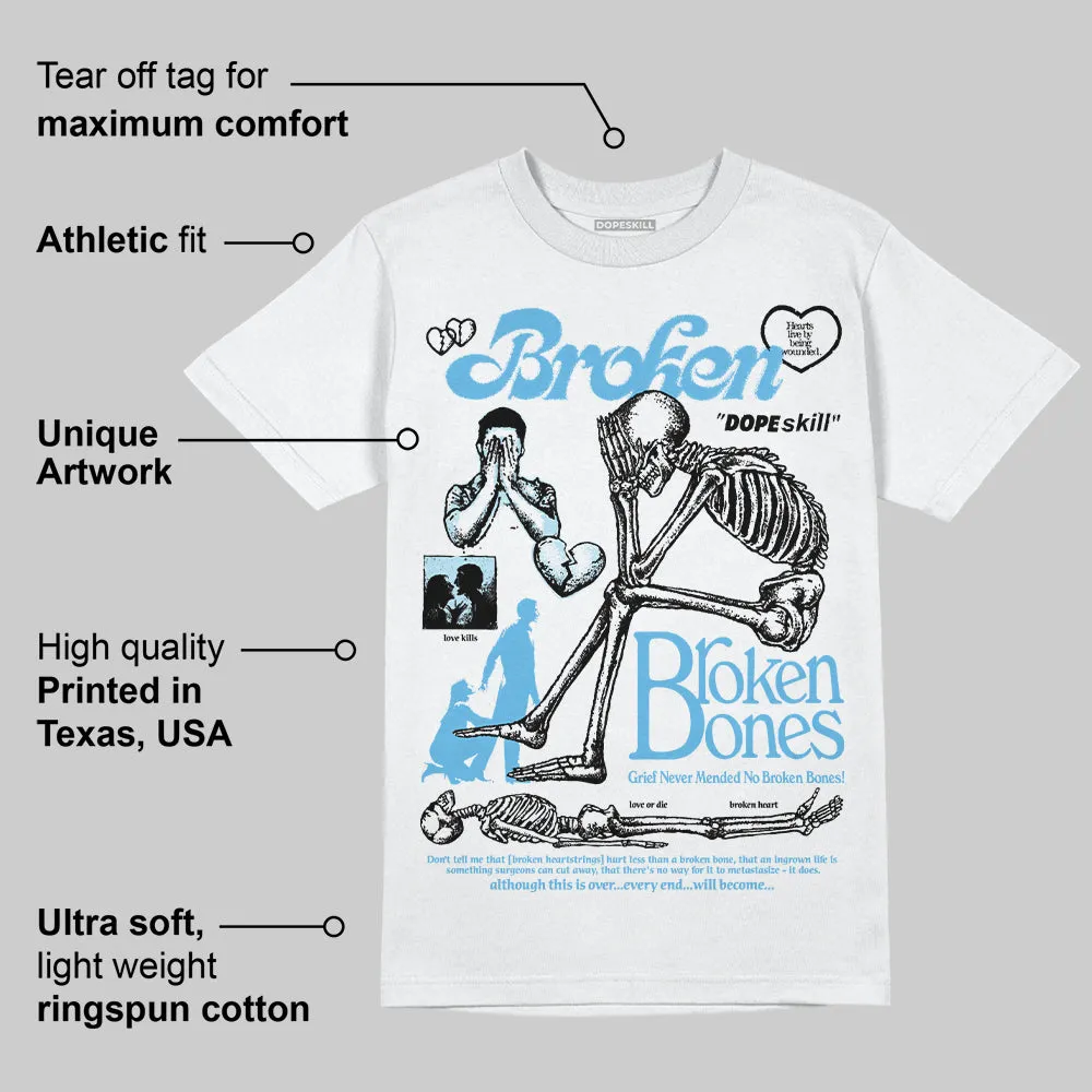 Legend Blue 11s DopeSkill T-Shirt Broken Bones Graphic sold by DopeSkill product image thumbnail 3