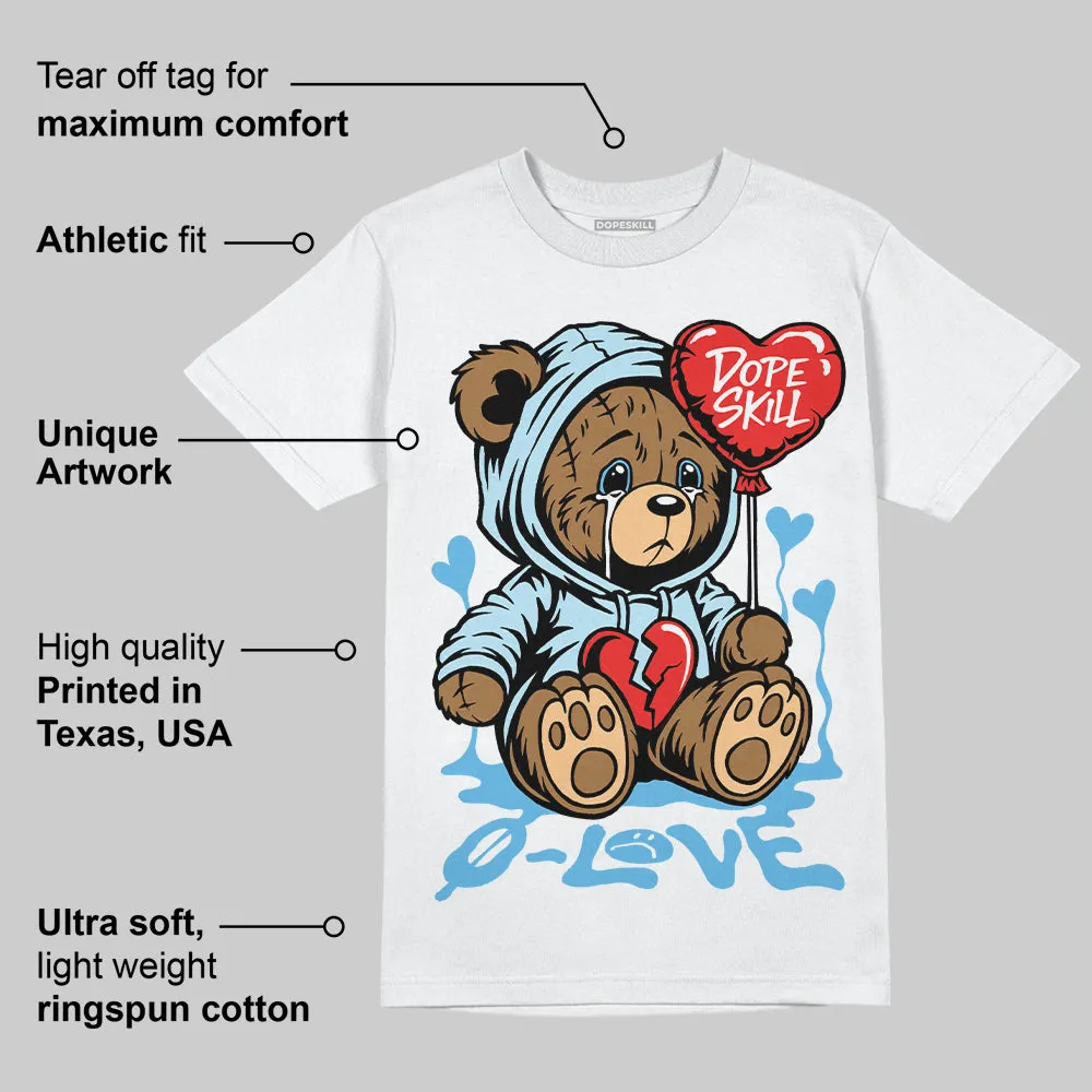 Legend Blue 11s DopeSkill T-Shirt Broken Bear Graphic sold by DopeSkill product image thumbnail 3