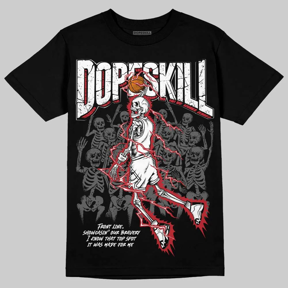 Black Toe 14s DopeSkill T-Shirt Thunder Dunk Graphic sold by DopeSkill product image thumbnail 2