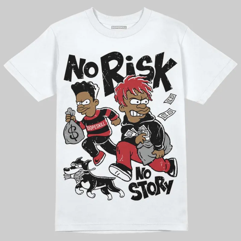 Black Toe 14s DopeSkill T-Shirt No Risk No Story Graphic sold by DopeSkill
