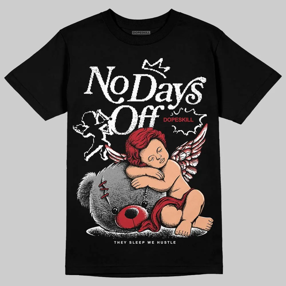 Black Toe 14s DopeSkill T-Shirt New No Days Off Graphic sold by DopeSkill product image thumbnail 2