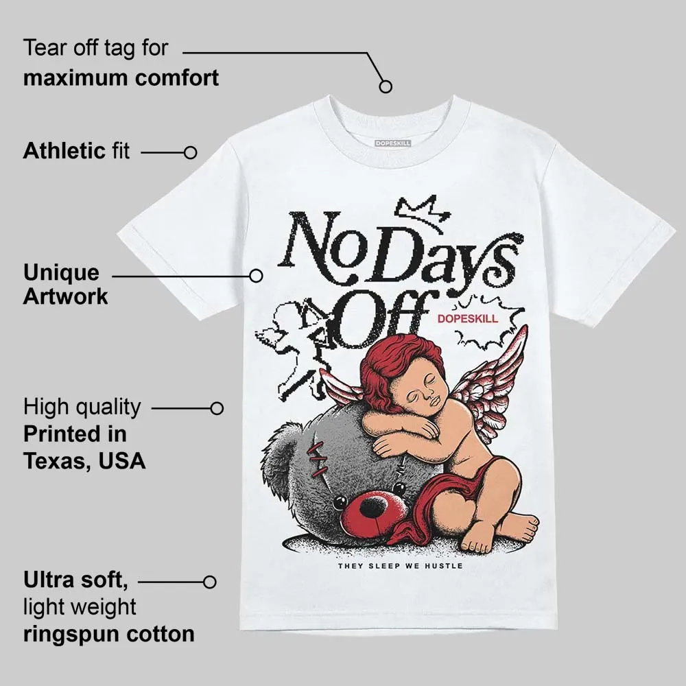 Black Toe 14s DopeSkill T-Shirt New No Days Off Graphic sold by DopeSkill product image thumbnail 3