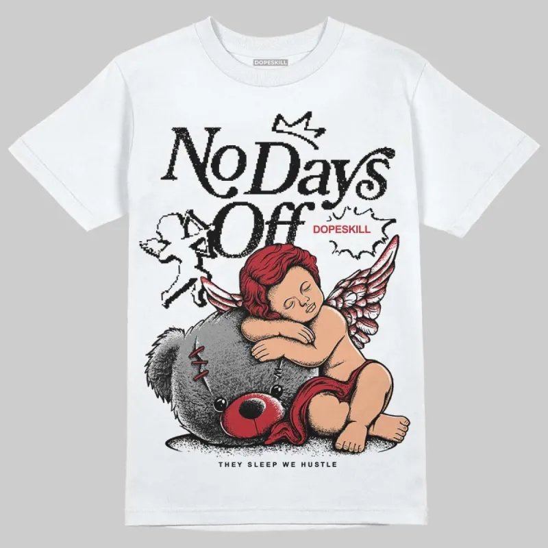 Black Toe 14s DopeSkill T-Shirt New No Days Off Graphic sold by DopeSkill