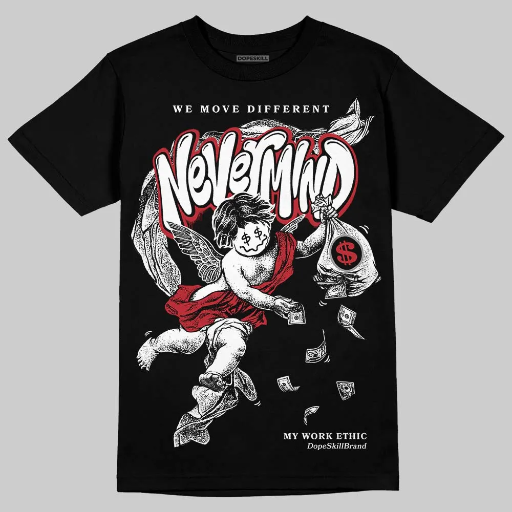 Black Toe 14s DopeSkill T-Shirt Nevermind Graphic sold by DopeSkill product image thumbnail 2