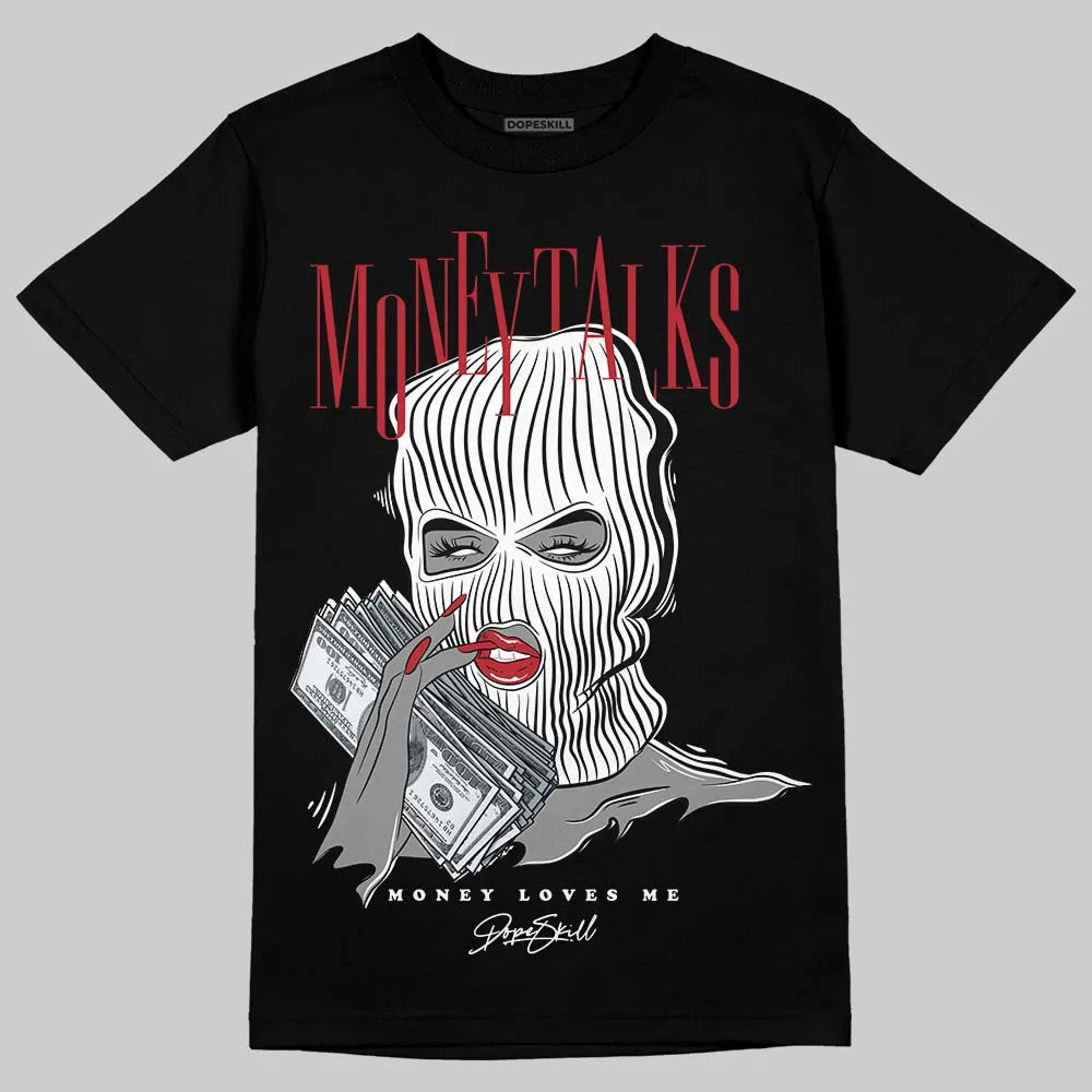 Black Toe 14s DopeSkill T-Shirt Money Talks Graphic sold by DopeSkill product image thumbnail 2