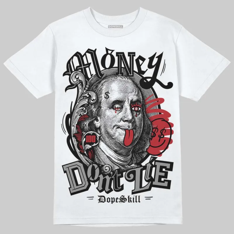 Black Toe 14s DopeSkill T-Shirt Money Don't Lie Graphic sold by DopeSkill