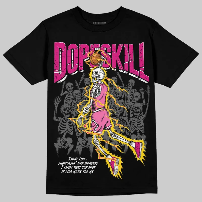 Rick RO Pink Leather Sneakers DopeSkill T-Shirt Thunder Dunk Graphic sold by DopeSkill