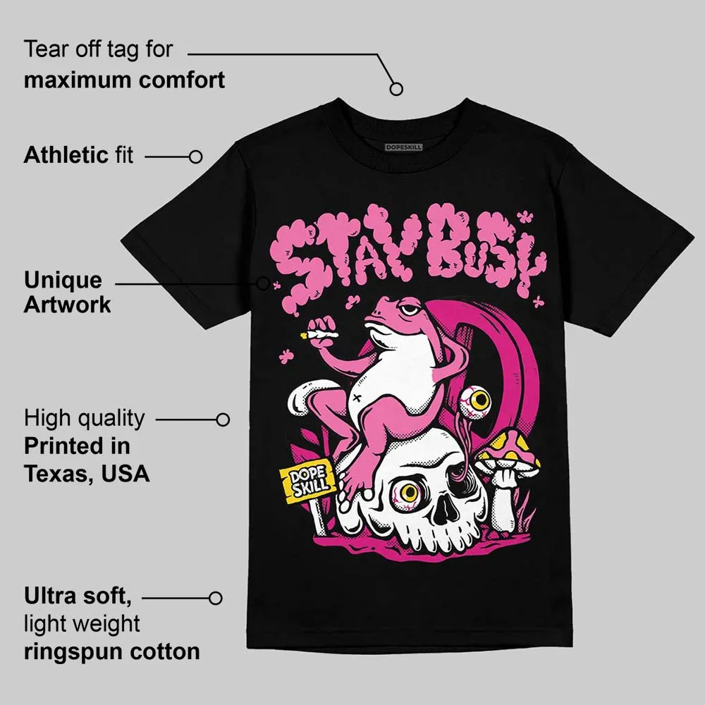Rick RO Pink Leather Sneakers DopeSkill T-Shirt Stay Busy Graphic sold by DopeSkill product image thumbnail 3