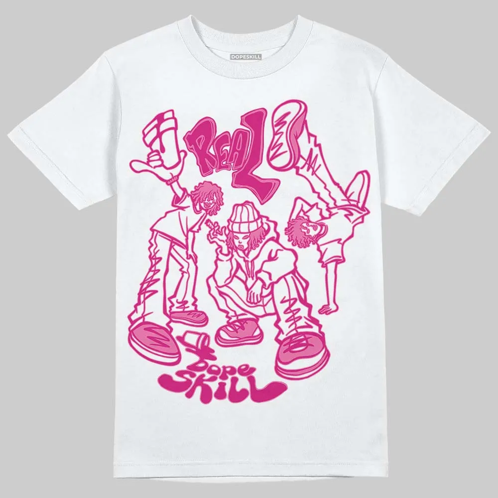 Rick RO Pink Leather Sneakers DopeSkill T-Shirt Real Y2K Players Graphic sold by DopeSkill product image thumbnail 2