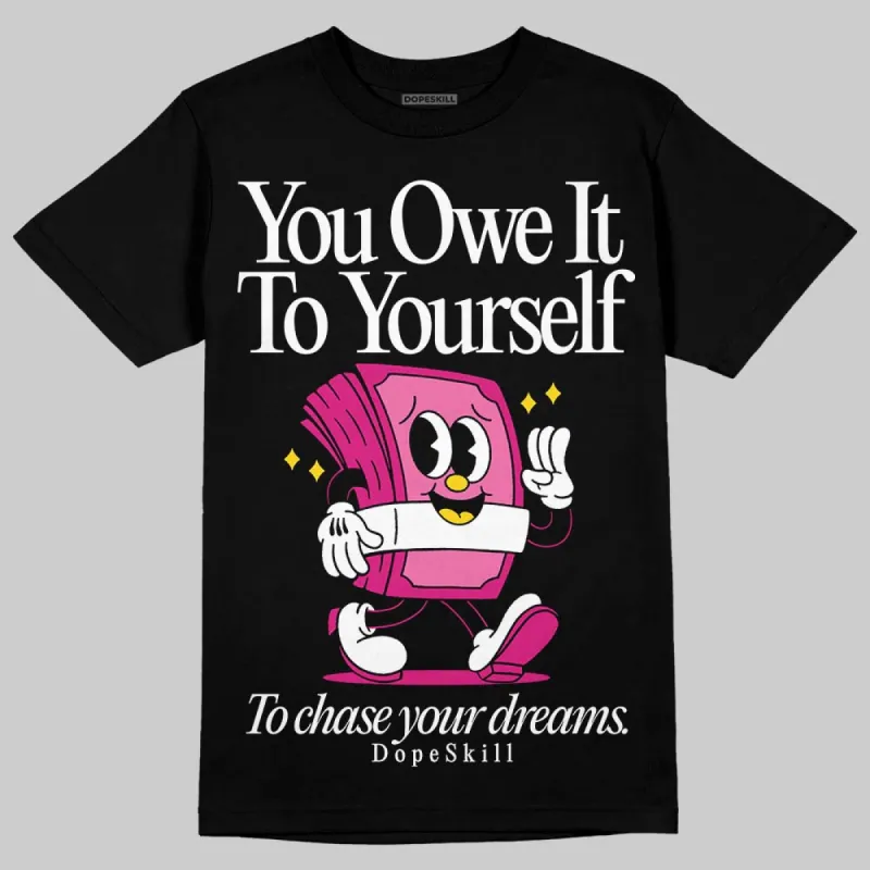 Rick RO Pink Leather Sneakers DopeSkill T-Shirt Owe It To Yourself Graphic sold by DopeSkill