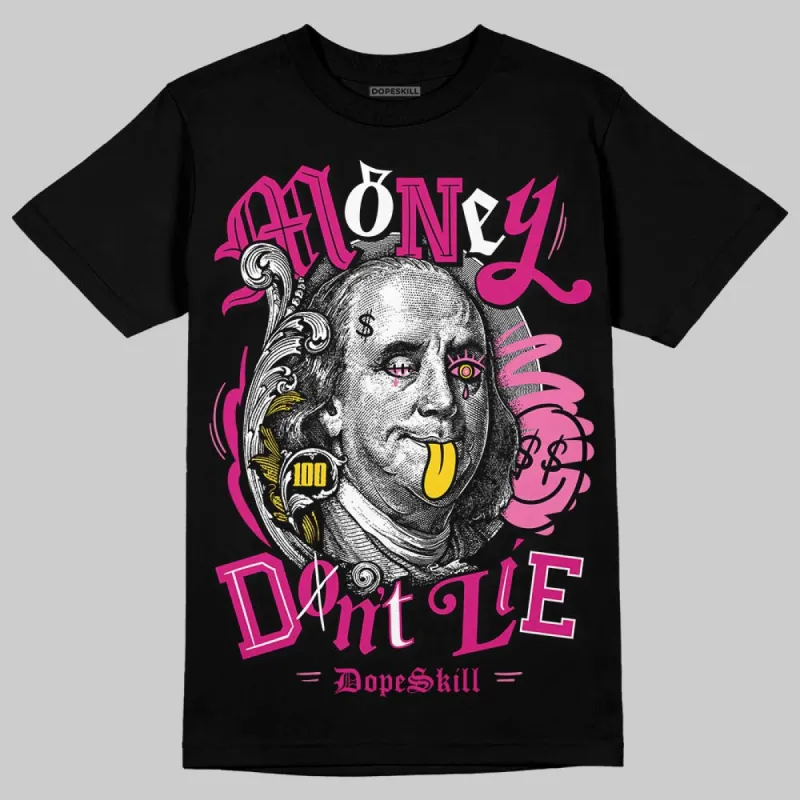 Rick RO Pink Leather Sneakers DopeSkill T-Shirt Money Don't Lie Graphic sold by DopeSkill