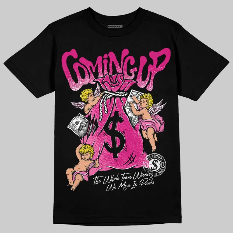 Rick RO Pink Leather Sneakers DopeSkill T-Shirt Money Bag Coming Up Graphic sold by DopeSkill