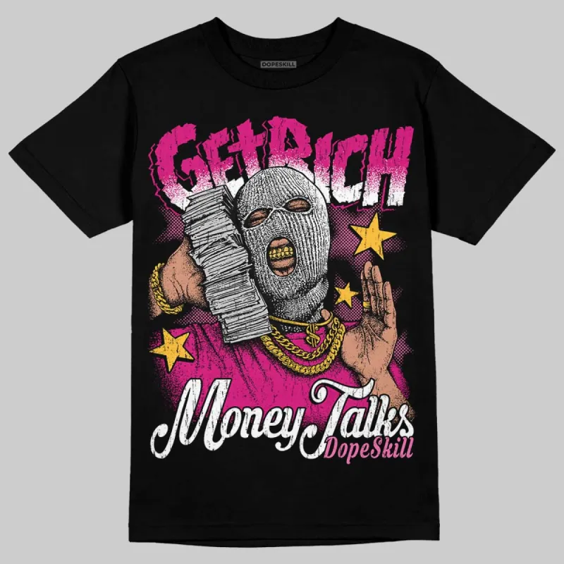 Rick RO Pink Leather Sneakers DopeSkill T-Shirt Get Rich Graphic sold by DopeSkill