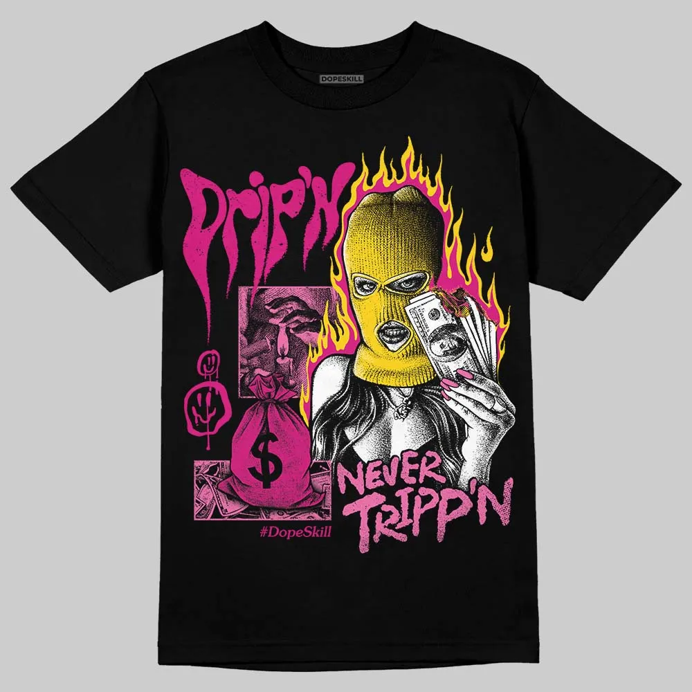 Rick RO Pink Leather Sneakers DopeSkill T-Shirt Drip'n Never Tripp'n Graphic sold by DopeSkill