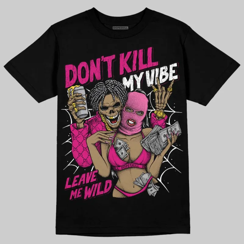Rick RO Pink Leather Sneakers DopeSkill T-Shirt Don't Kill My Vibe Graphic sold by DopeSkill