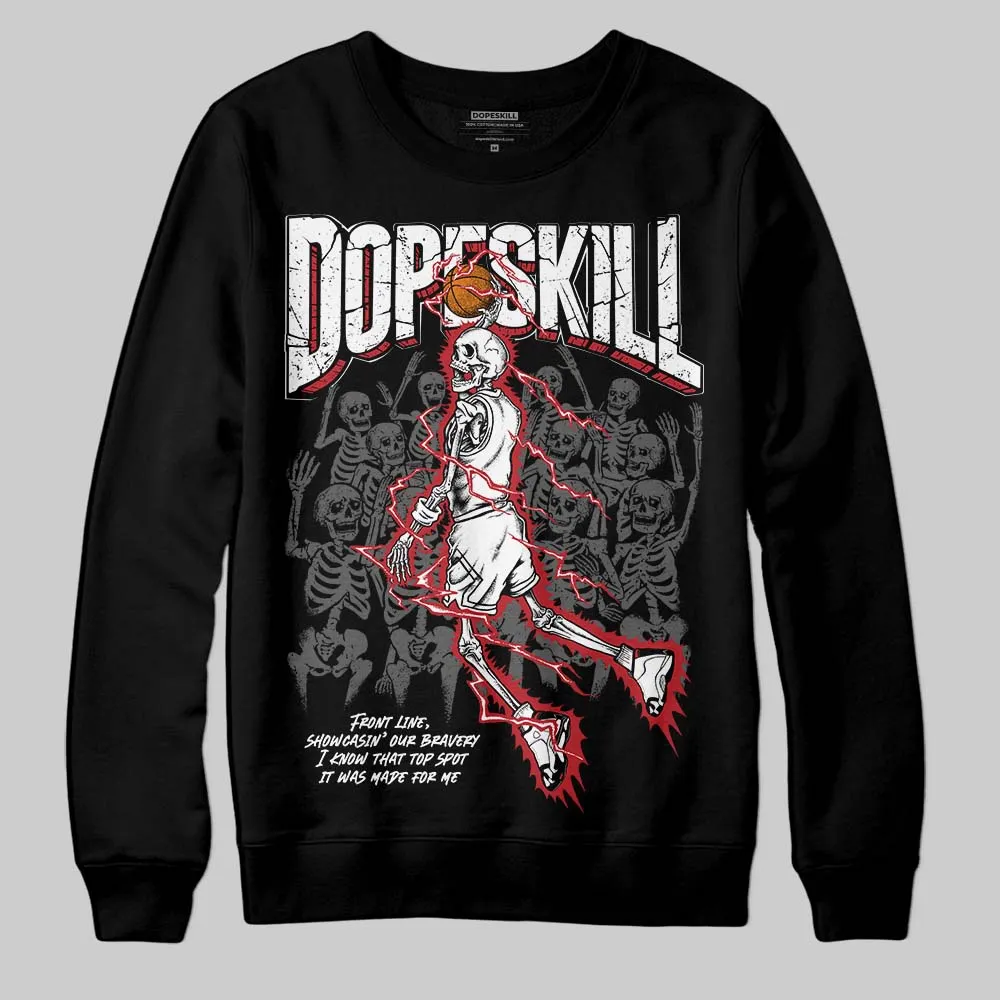 Black Toe 14s DopeSkill Sweatshirt Thunder Dunk Graphic sold by DopeSkill product image thumbnail 2