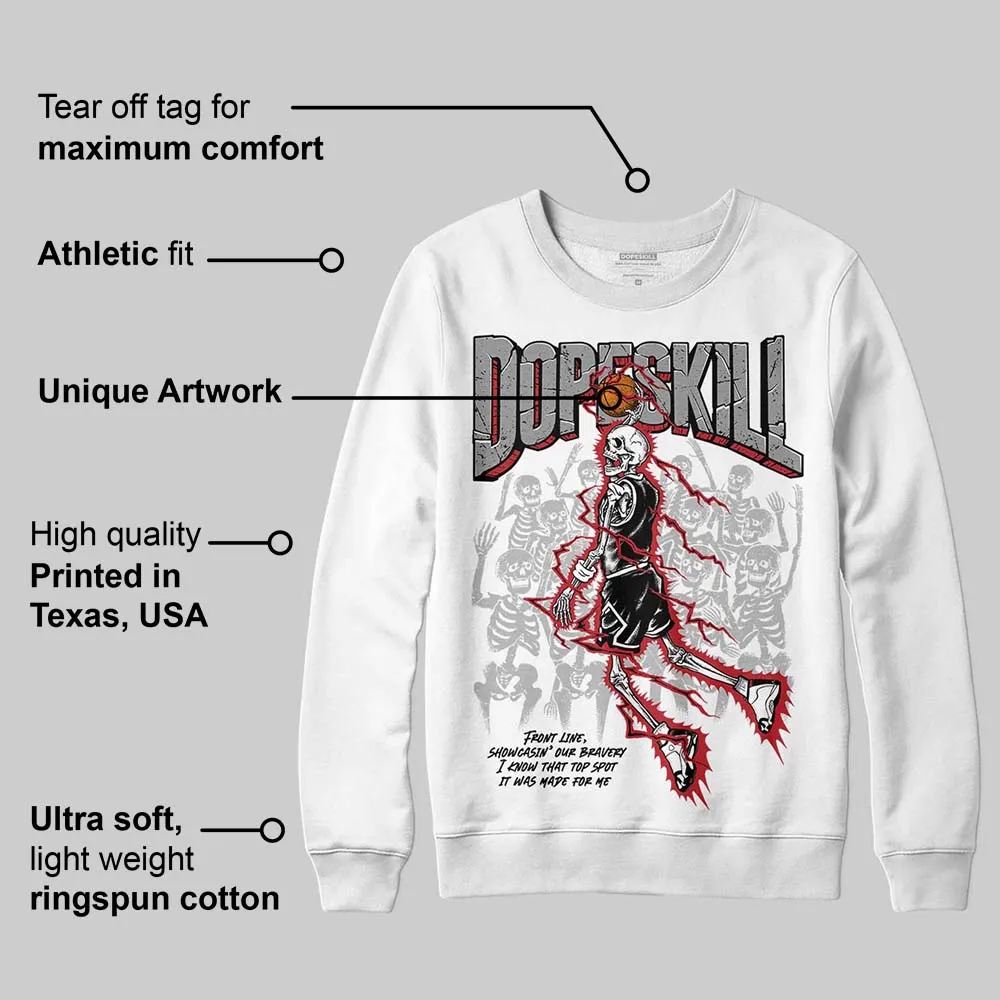 Black Toe 14s DopeSkill Sweatshirt Thunder Dunk Graphic sold by DopeSkill product image thumbnail 3