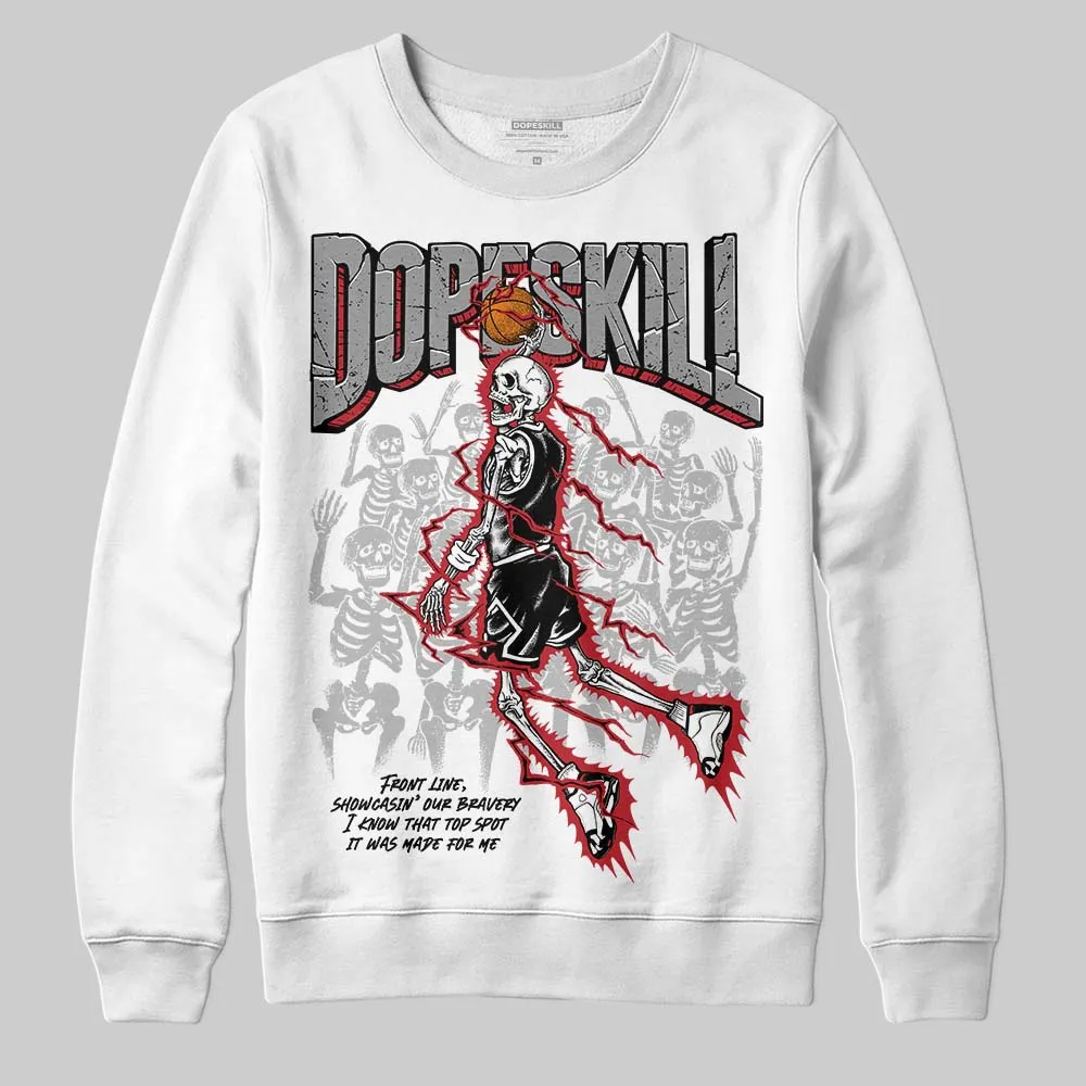 Black Toe 14s DopeSkill Sweatshirt Thunder Dunk Graphic sold by DopeSkill