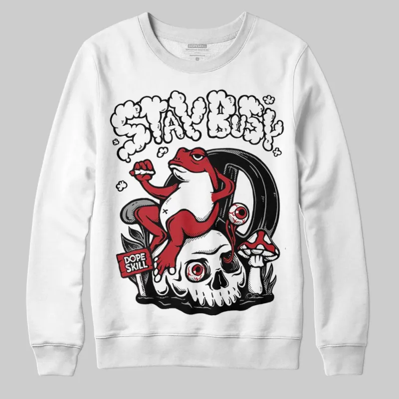 Black Toe 14s DopeSkill Sweatshirt Stay Busy Graphic sold by DopeSkill