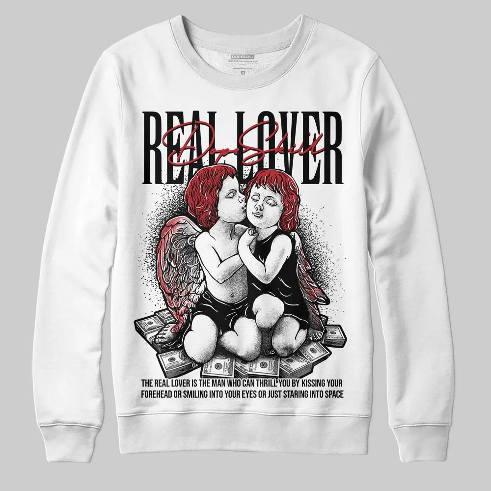 Black Toe 14s DopeSkill Sweatshirt Real Lover Graphic sold by DopeSkill