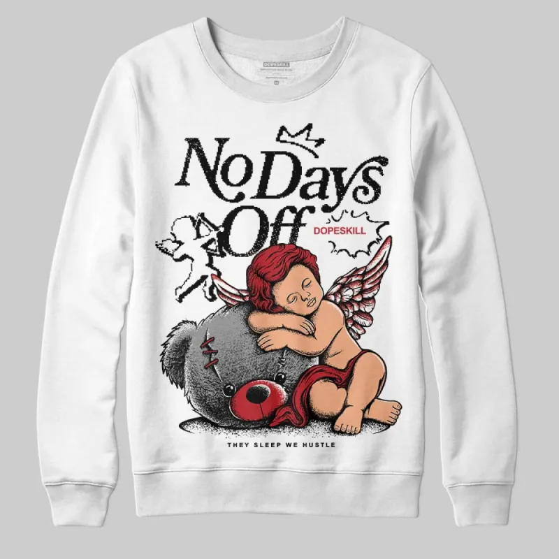 Black Toe 14s DopeSkill Sweatshirt New No Days Off Graphic sold by DopeSkill