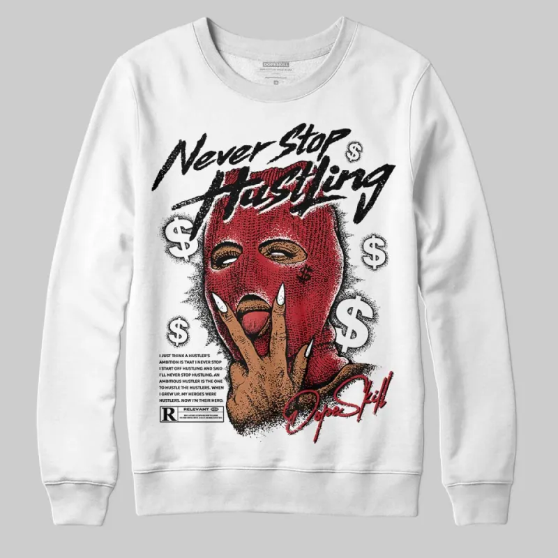 Black Toe 14s DopeSkill Sweatshirt Never Stop Hustling Graphic sold by DopeSkill