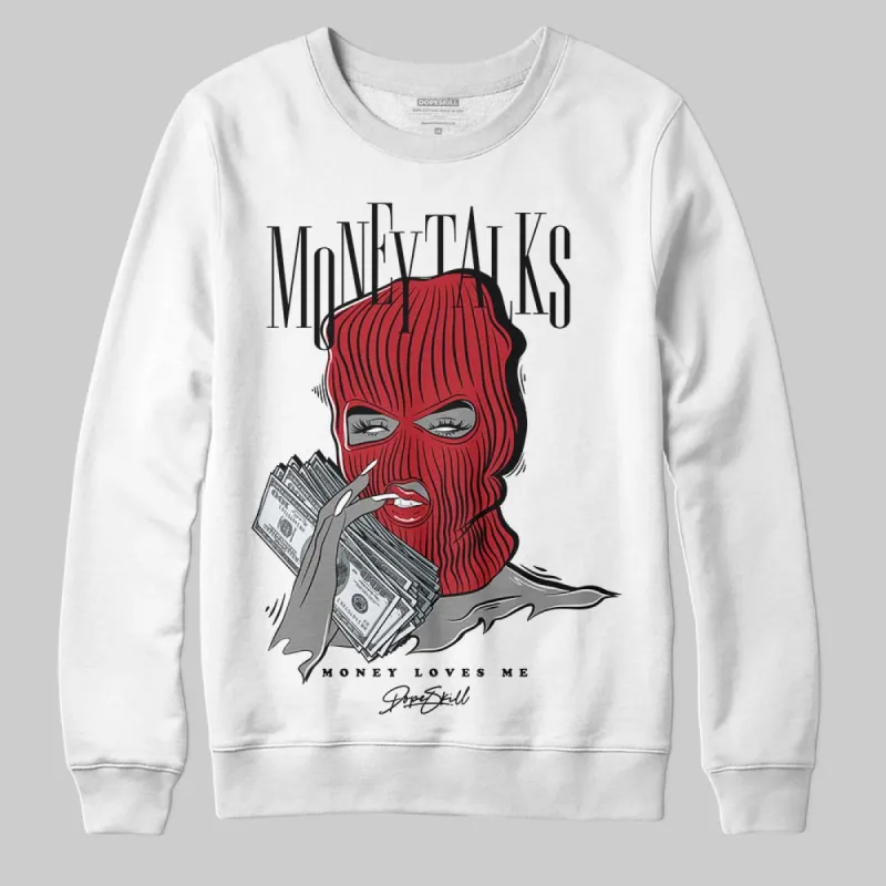 Black Toe 14s DopeSkill Sweatshirt Money Talks Graphic sold by DopeSkill