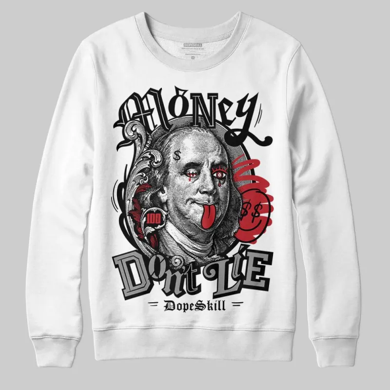 Black Toe 14s DopeSkill Sweatshirt Money Don't Lie Graphic sold by DopeSkill