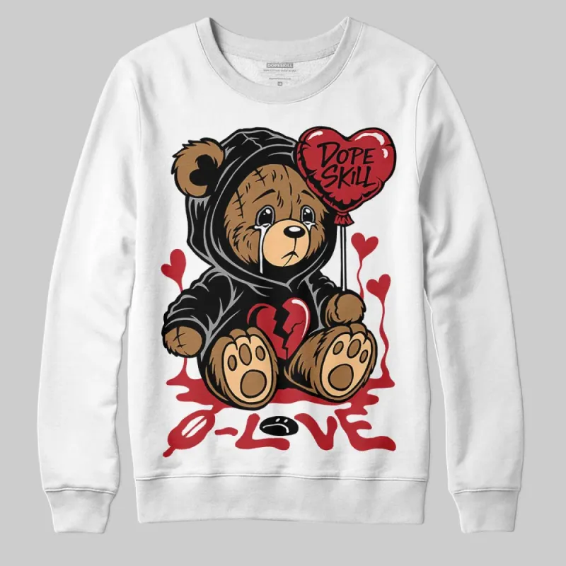 Black Toe 14s DopeSkill Sweatshirt Broken Bear Graphic sold by DopeSkill