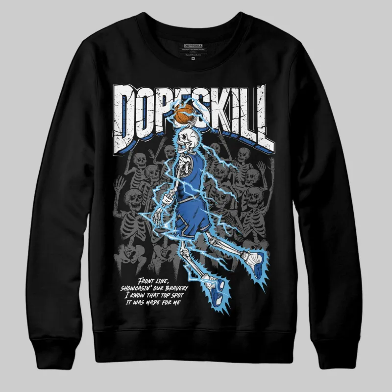 Blueberry 12s DopeSkill Sweatshirt Thunder Dunk Graphic sold by DopeSkill