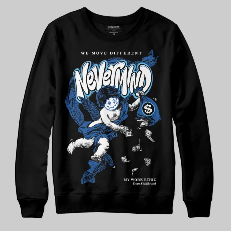 Blueberry 12s DopeSkill Sweatshirt Nevermind Graphic sold by DopeSkill