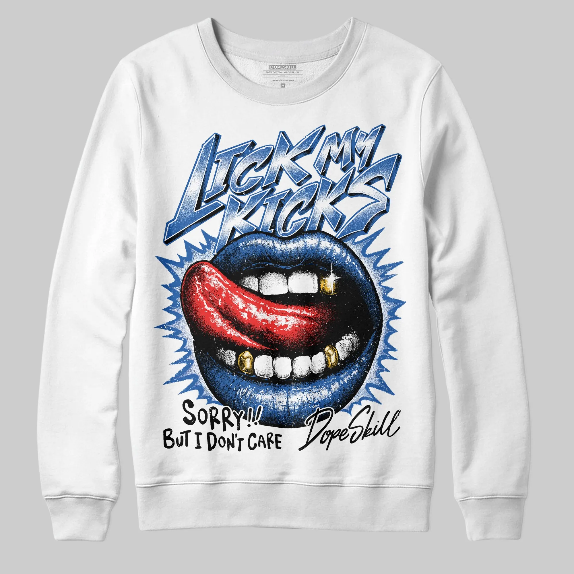 Blueberry 12s DopeSkill Sweatshirt Lick My Kicks Graphic sold by DopeSkill product image thumbnail 2