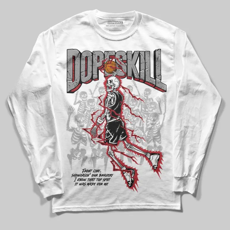 Black Toe 14s DopeSkill Long Sleeve T-Shirt Thunder Dunk Graphic sold by DopeSkill