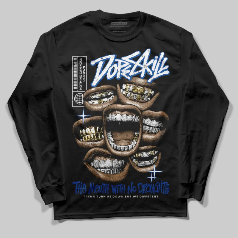 Blueberry 12s DopeSkill Long Sleeve The Mouth With No Droughts Graphic sold by DopeSkill