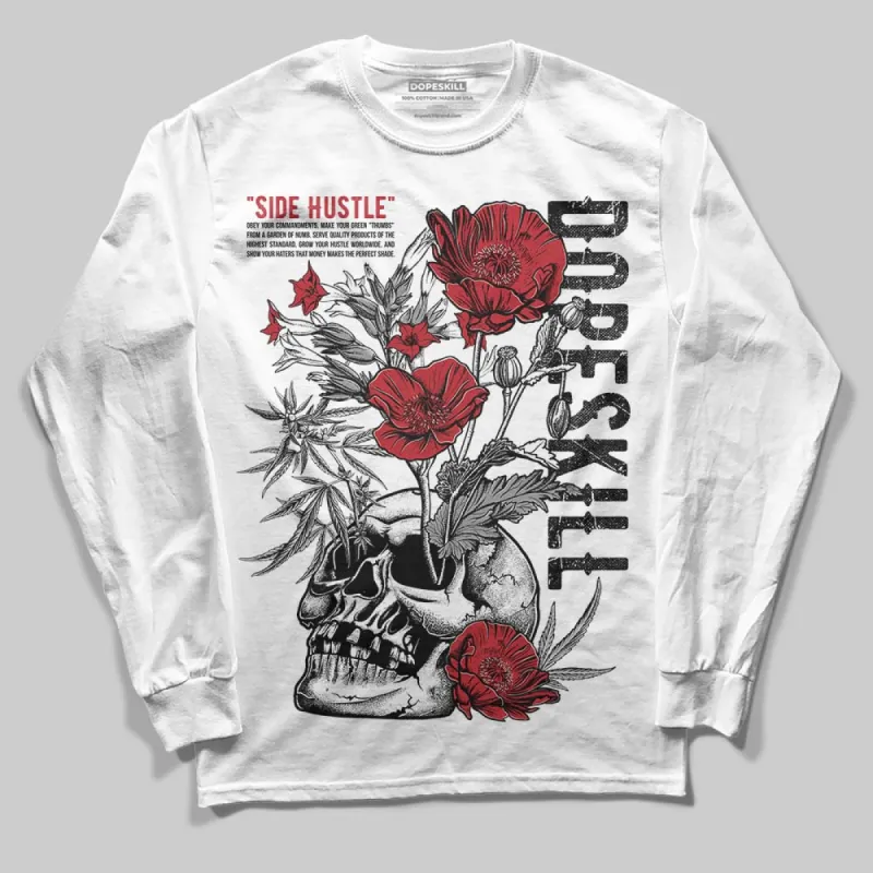 Black Toe 14s DopeSkill Long Sleeve T-Shirt Side Hustle Graphic sold by DopeSkill