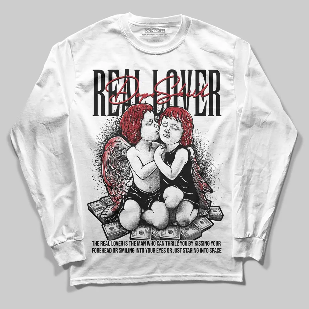 Black Toe 14s DopeSkill Long Sleeve T-Shirt Real Lover Graphic sold by DopeSkill