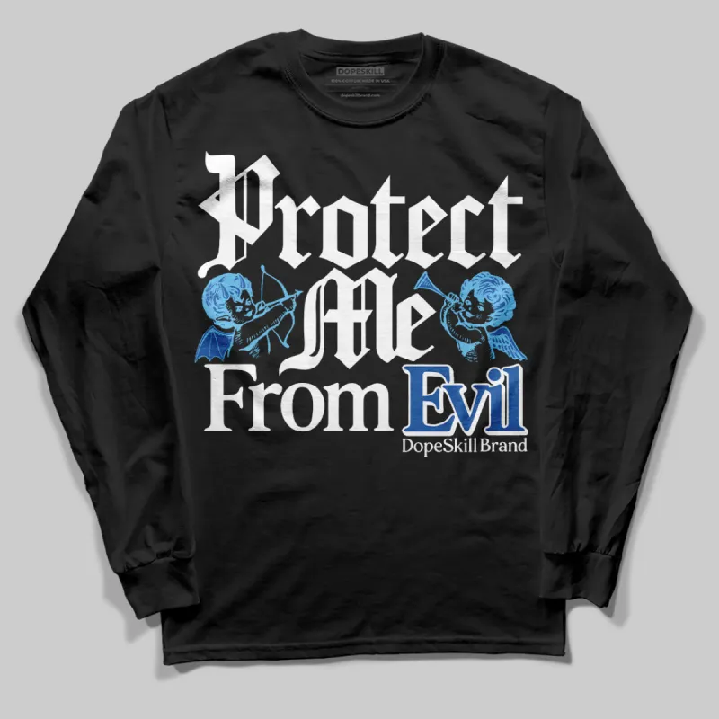 Blueberry 12s DopeSkill Long Sleeve Protect Me From Evil Graphic sold by DopeSkill