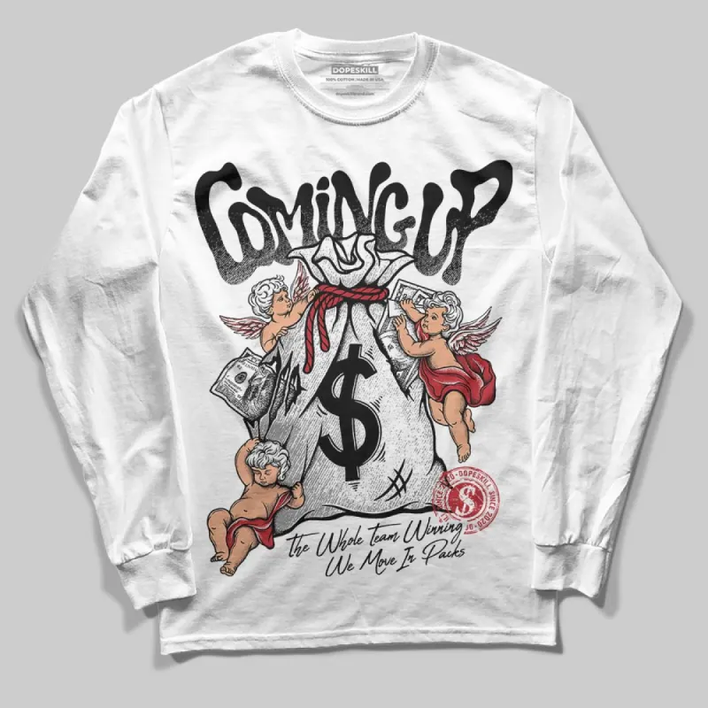 Black Toe 14s DopeSkill Long Sleeve T-Shirt Money Bag Coming Up Graphic sold by DopeSkill
