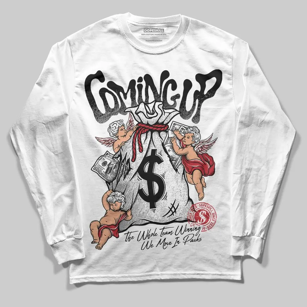 Black Toe 14s DopeSkill Long Sleeve T-Shirt Money Bag Coming Up Graphic sold by DopeSkill