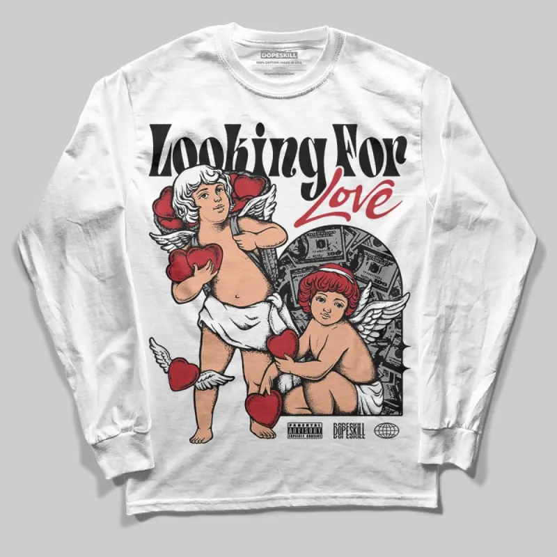 Black Toe 14s DopeSkill Long Sleeve T-Shirt Looking For Love Graphic sold by DopeSkill