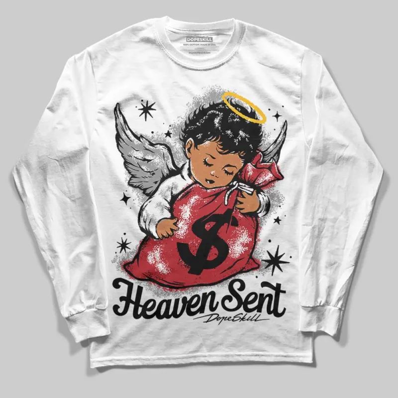 Black Toe 14s DopeSkill Long Sleeve T-Shirt Heaven Sent Graphic sold by DopeSkill