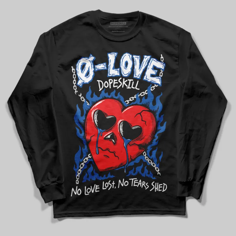 Blueberry 12s DopeSkill Long Sleeve T-Shirt Crying Heart Graphic sold by DopeSkill